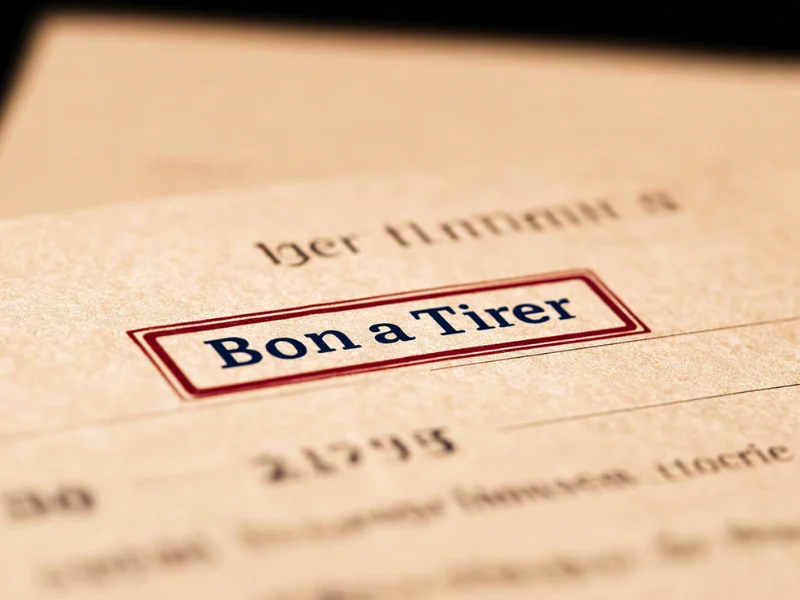 Document technique avec tampon Bon a Tirer (BAT)