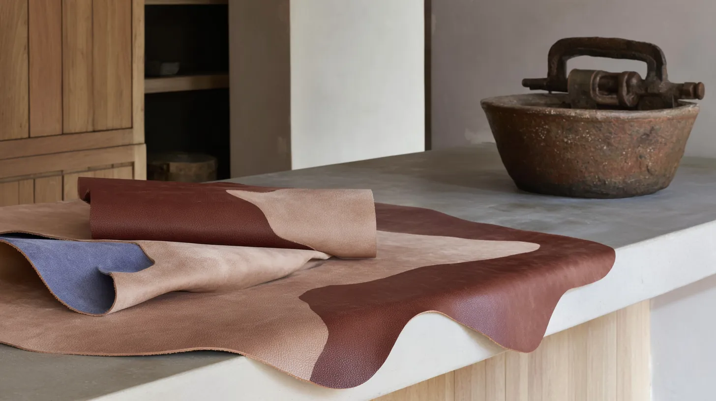 Tapis en cuir : le secret d'un cuir souple qui ne craquelle pas