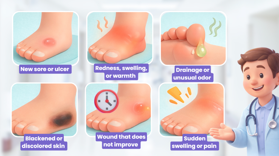 podiatrists and diabetes warning signs