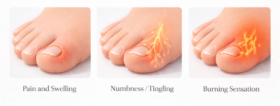 can ingrown toenails cause numbness illustration 3e