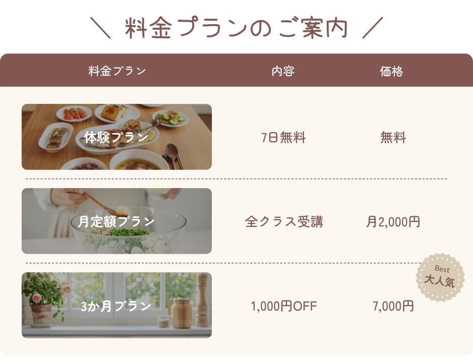 ベージュ おしゃれ 料理 詳細ページ