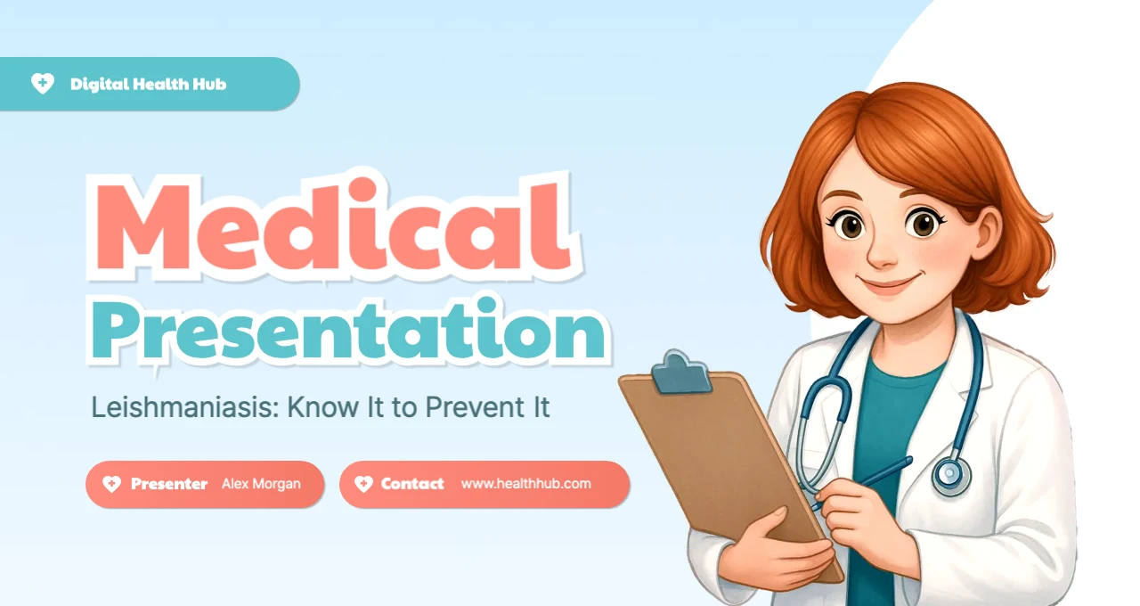 Sampul presentasi yang dibuat menggunakan Pembuat Karakter AI