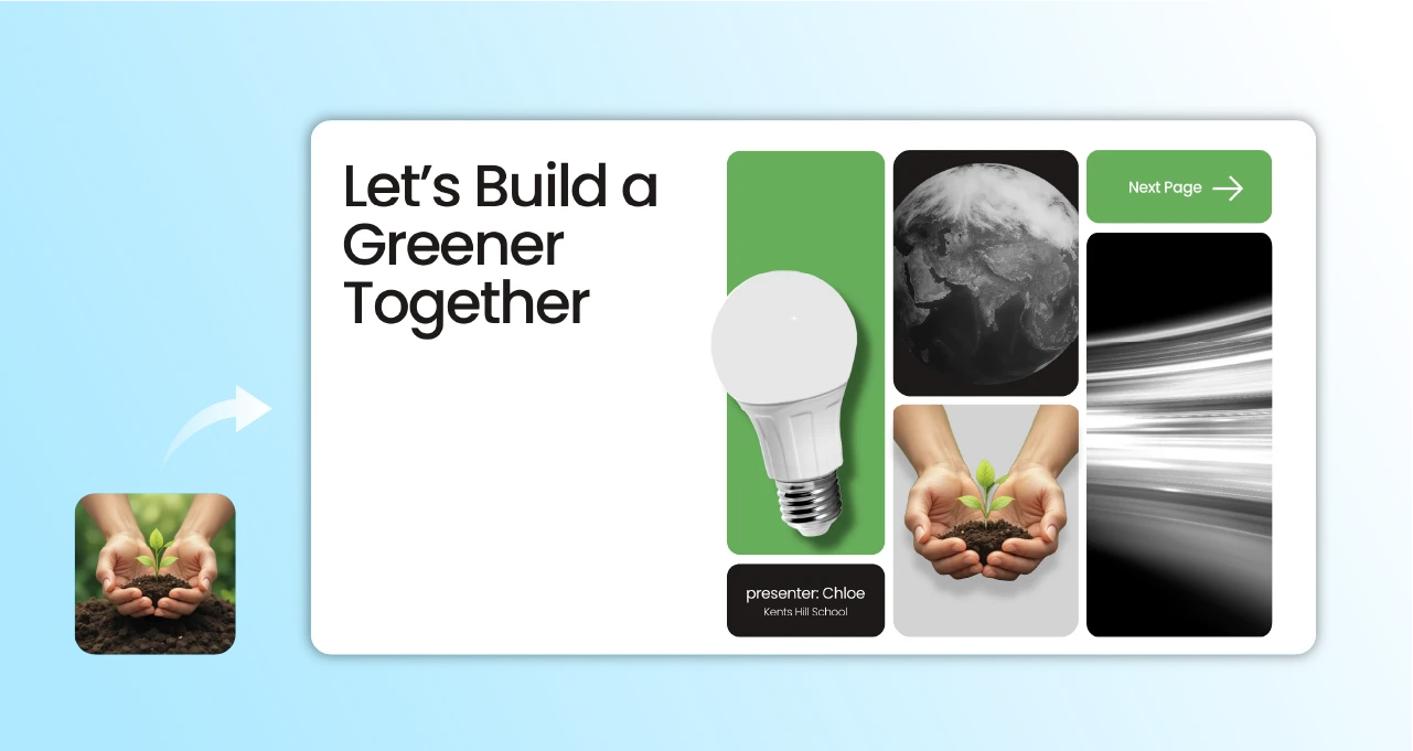 Presentation cover created using the AI Background Remover