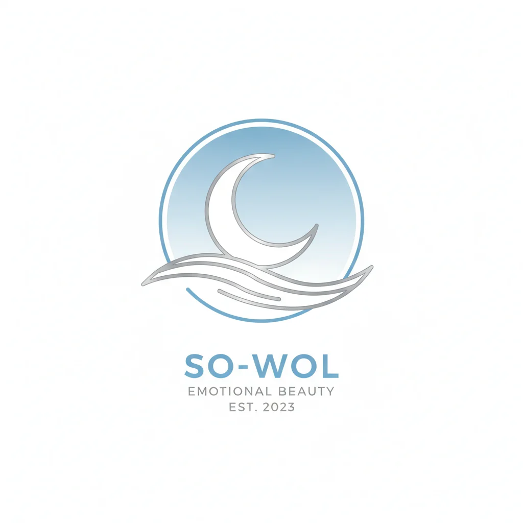 로고 메이커를 통해 제작된 뷰티 브랜드 로고