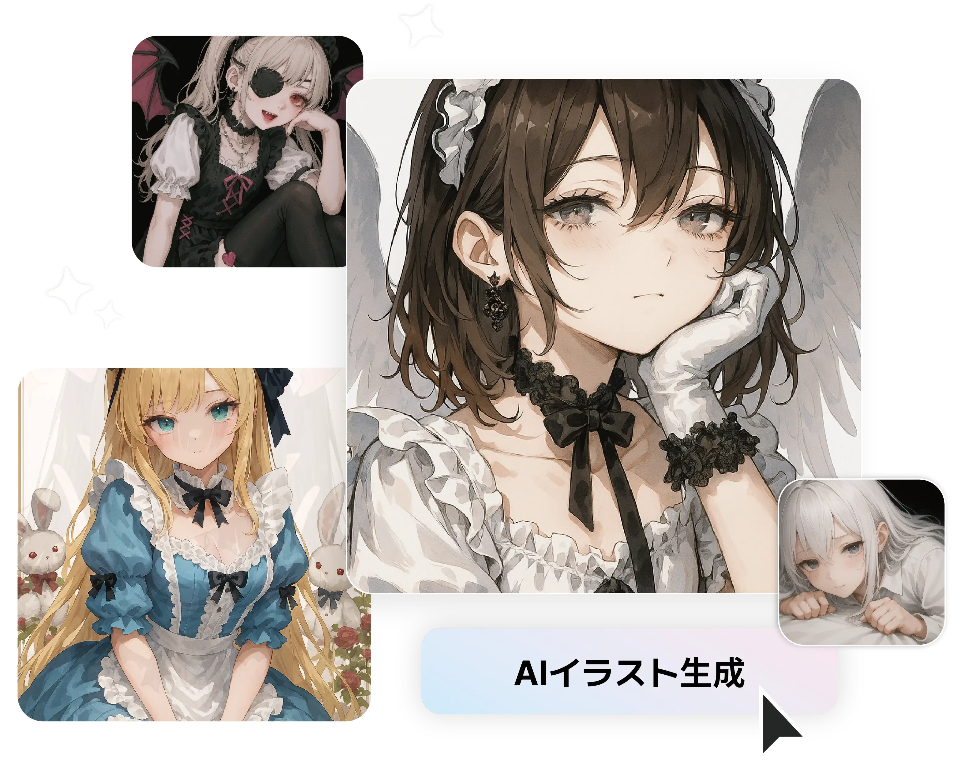 AIイラスト生成で作られたサンプル