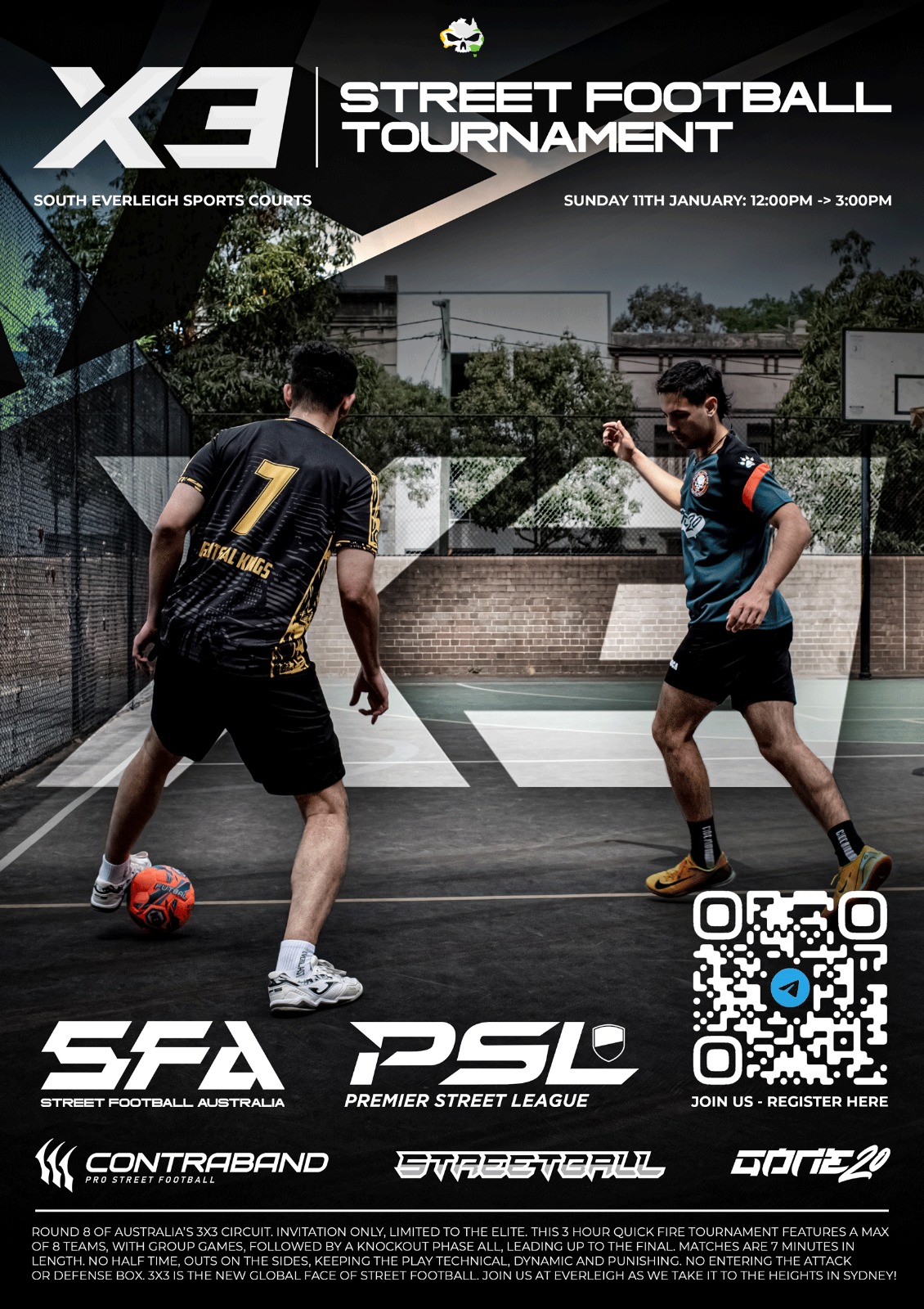 STREET FOOTBALL AUSTRALIA 3V3 TOURNAMENT JANUARY 2026