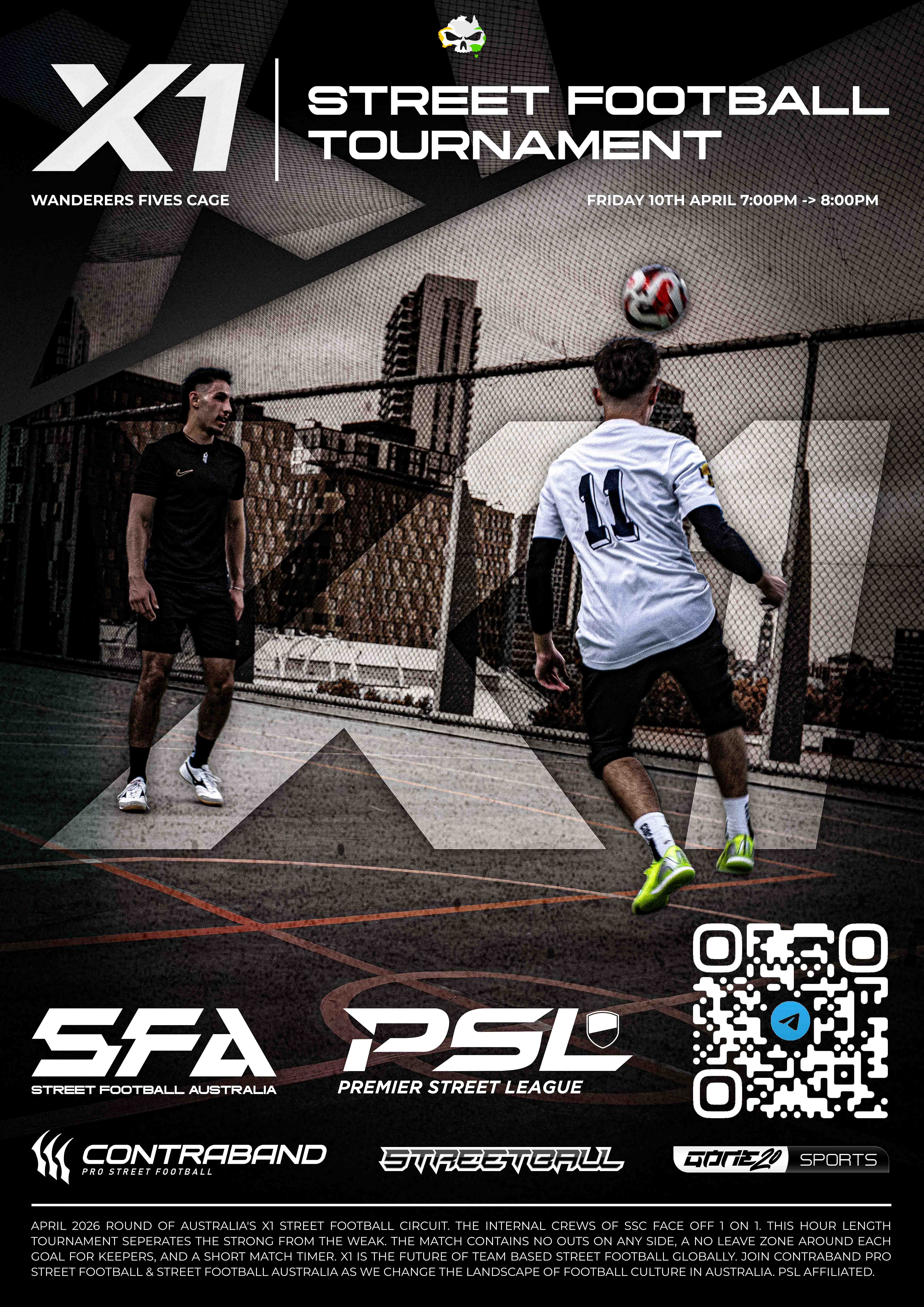 X1 APRIL TOURNAMENT POSTER