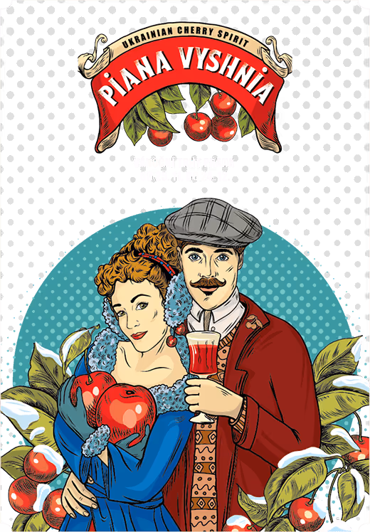 Plakát o účasti Piana Vyshnia na vánočním trhu