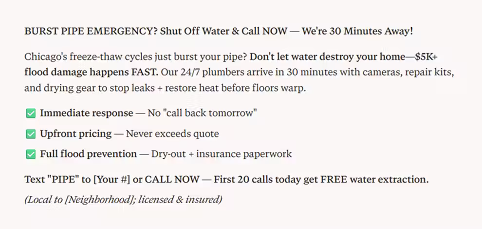 Personalized Messaging Development answer