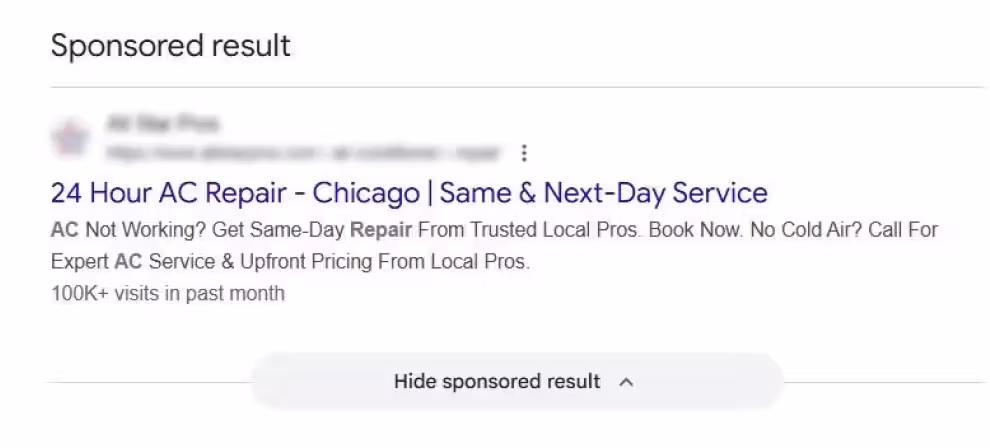 Search ad