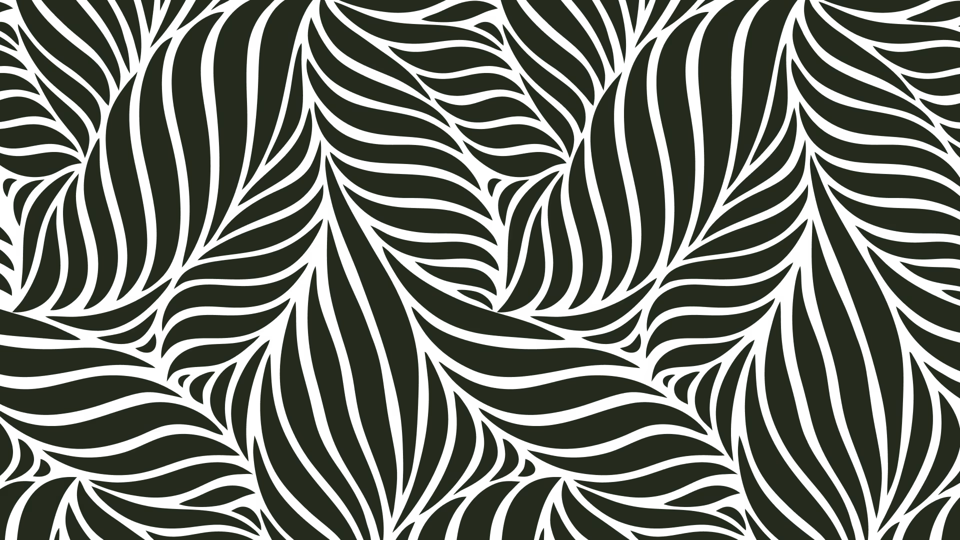 Dark green seamless leaf pattern background