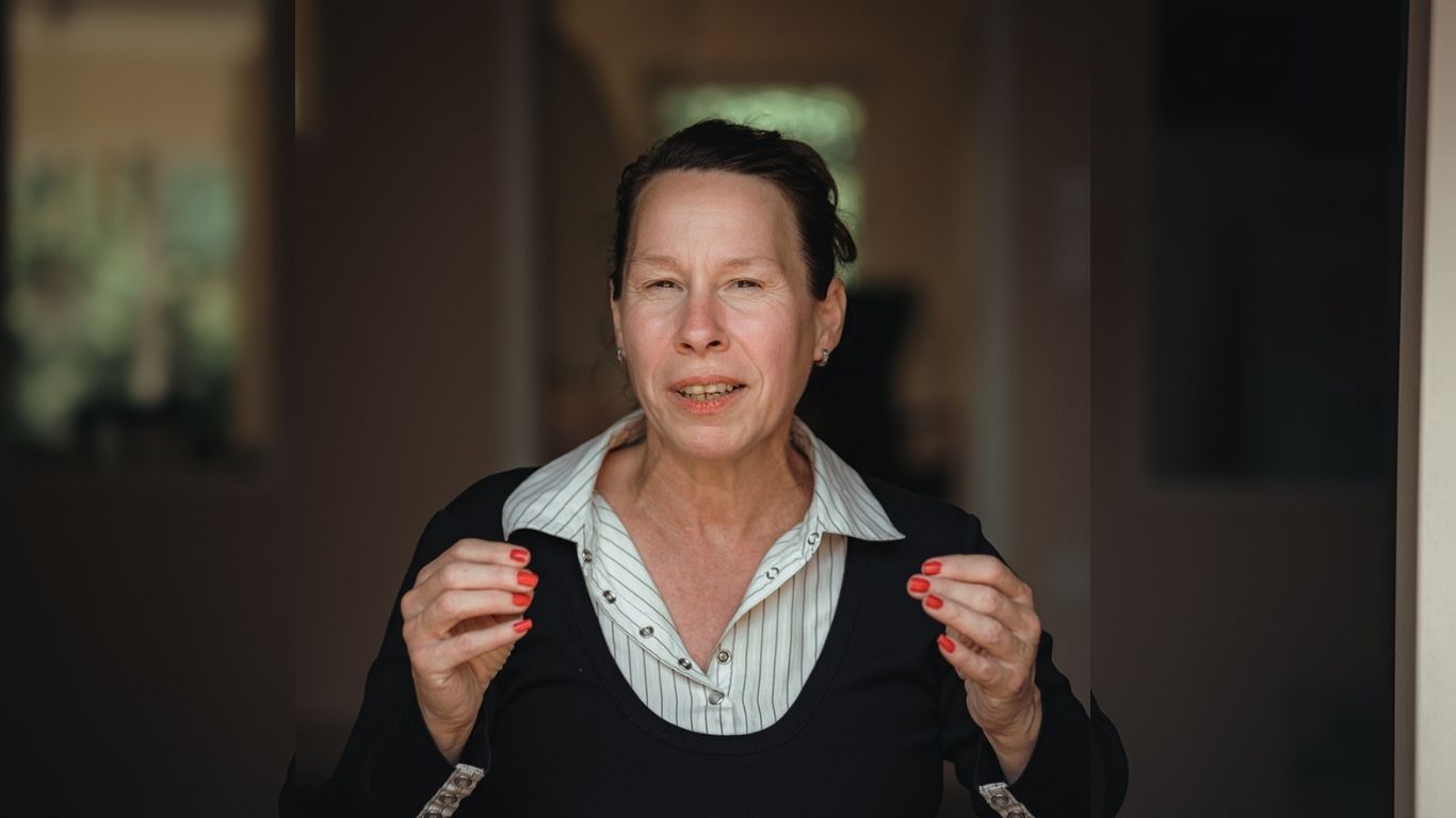 Lächende Frau Business