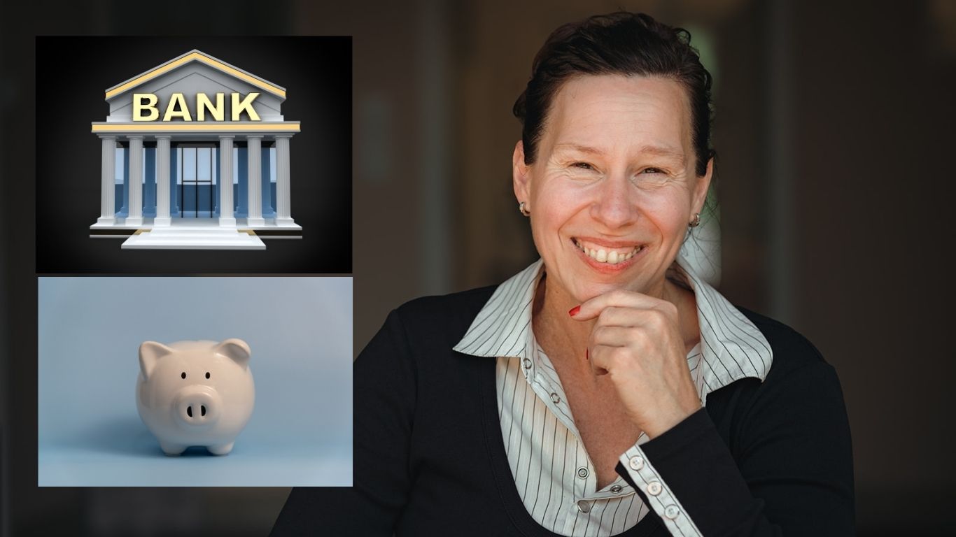 Lächende Frau Business