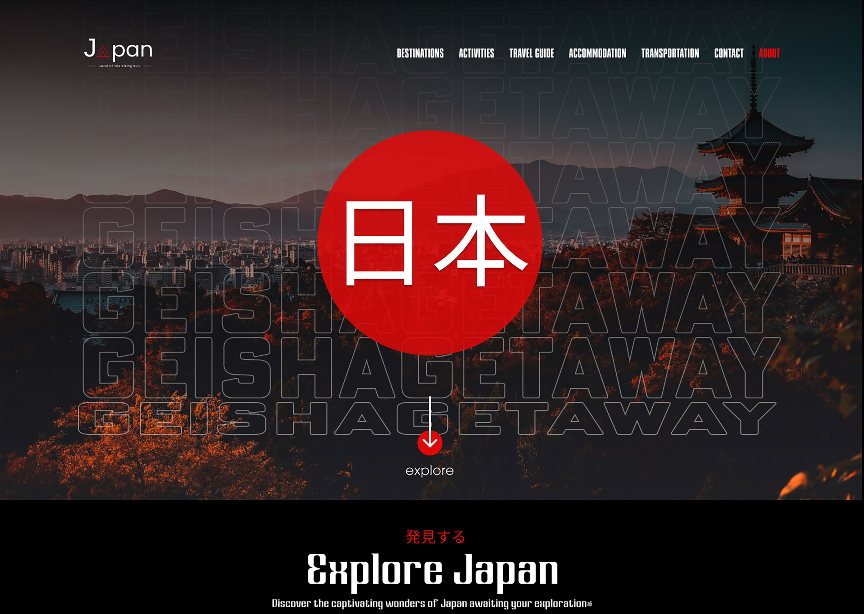 The land of rising sun