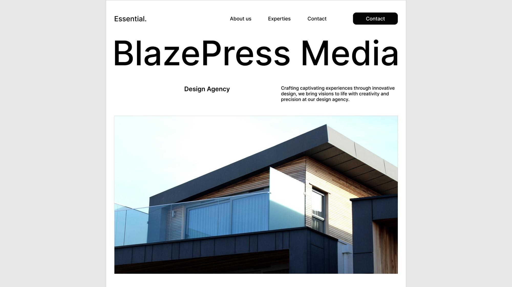 Modern UI Design for a Magazine Publishing Agency Website