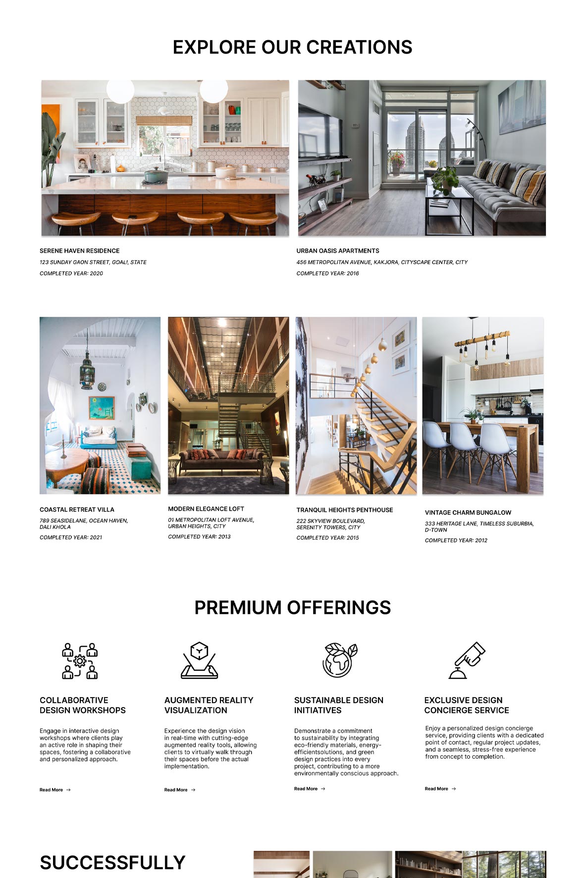 Concept UI for Interior Design Agency - UrbanNest