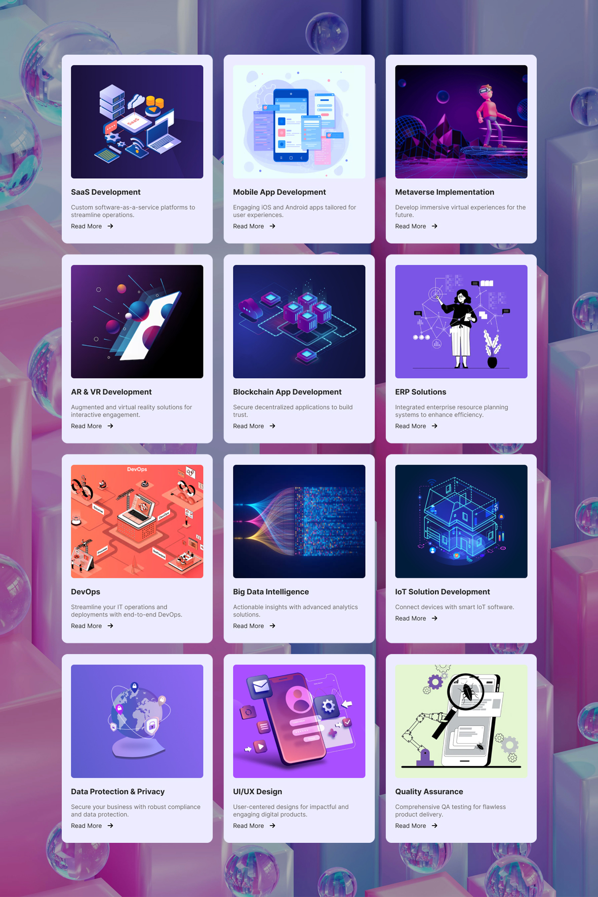 Redesigning an IT Company Website to Elevate UI/UX Standards
