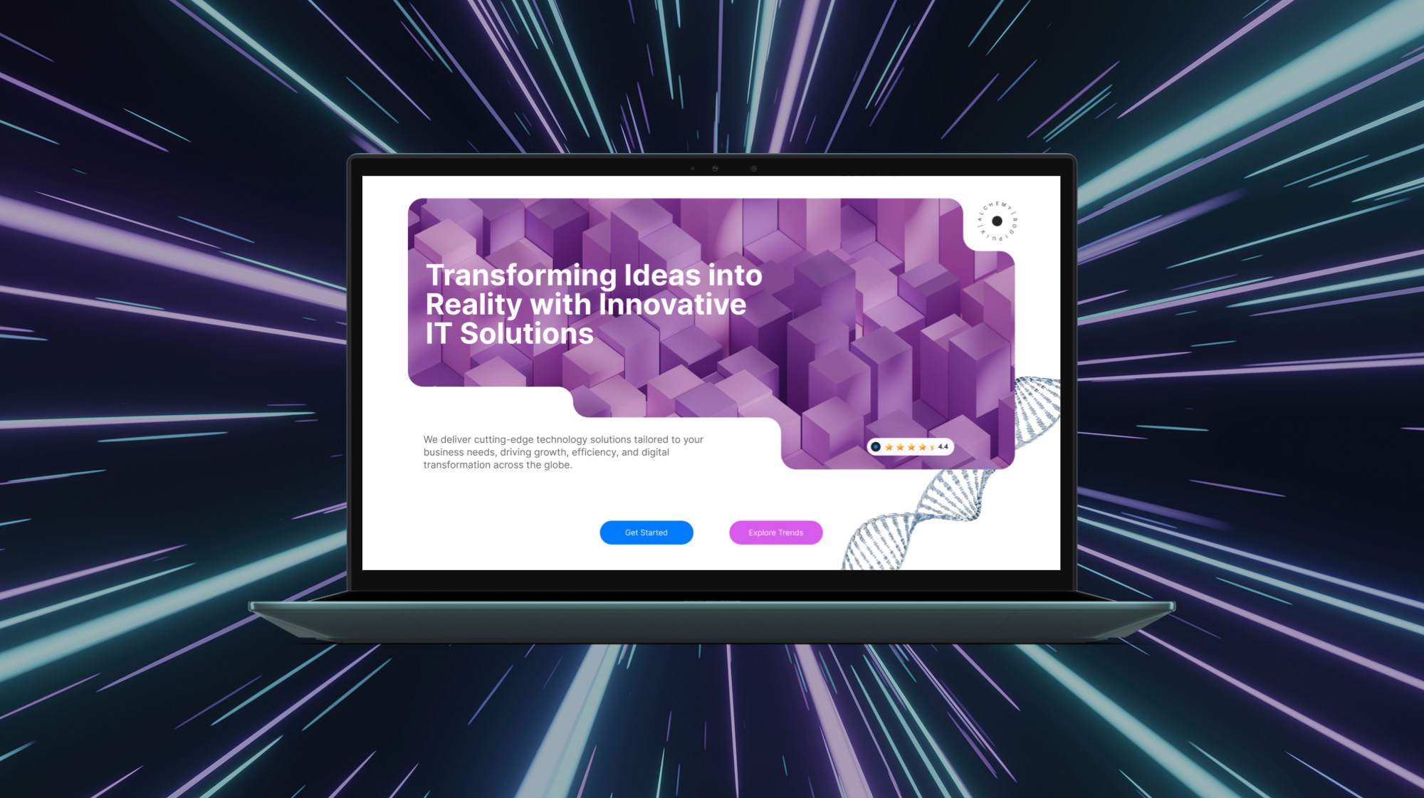 Redesigning an IT Company Website to Elevate UI/UX Standards