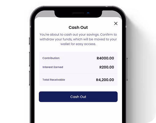 Cash out from your savings club