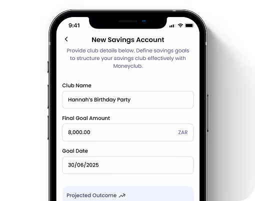 Set your savings goals