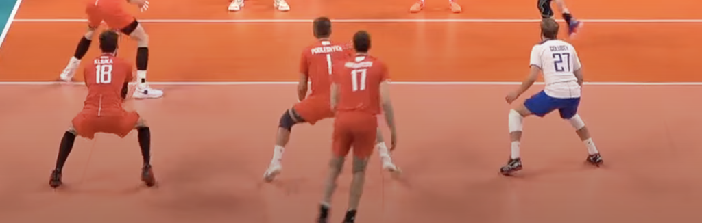 Volleyball Split Step Passers Gold Medal Squared Chris McGown Mike Wall Russia Olympics Gold Medal