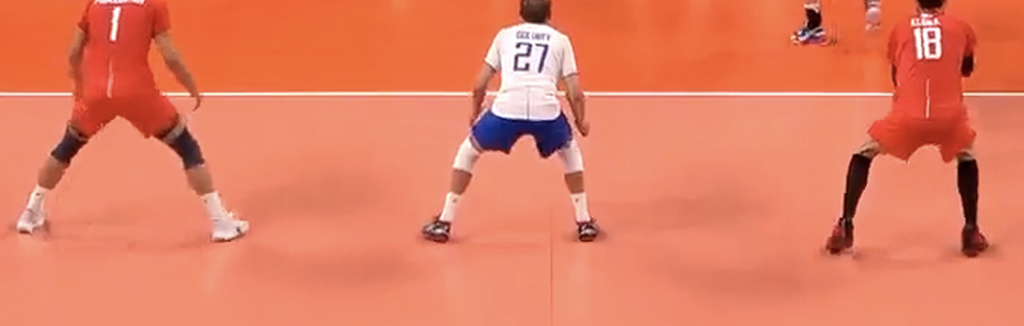 Volleyball Split Step Passers Gold Medal Squared Chris McGown Mike Wall Russia Olympics Gold Medal