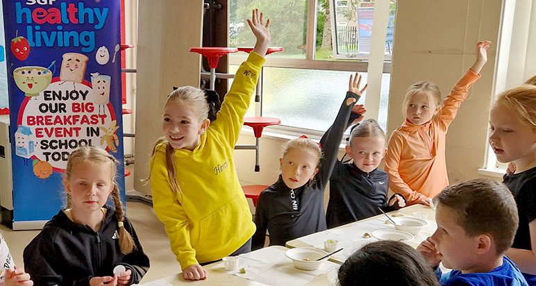 SLR Joins Us for a Welby Breakfast at Arkleston Primary