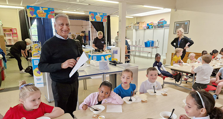 SLR Joins Us for a Welby Breakfast at Arkleston Primary