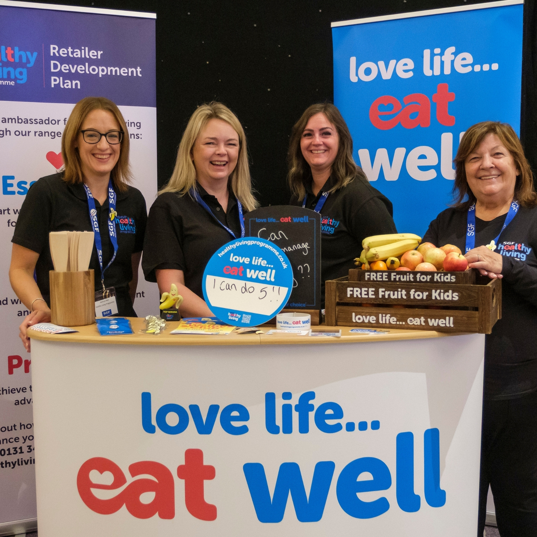 The Healthy Living Programme Exhibits at the 2025 SGF Conference.