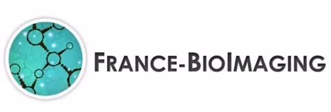 France-BioImaging logo with a circular molecular structure illustration on the left.
