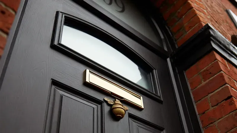 Exterior photgraph of a house with uPVC windows