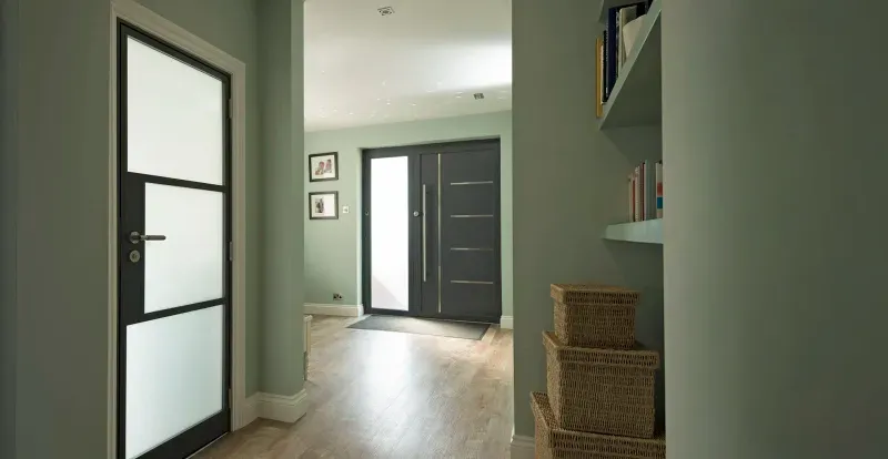Origin aluminium internal single and entrance door