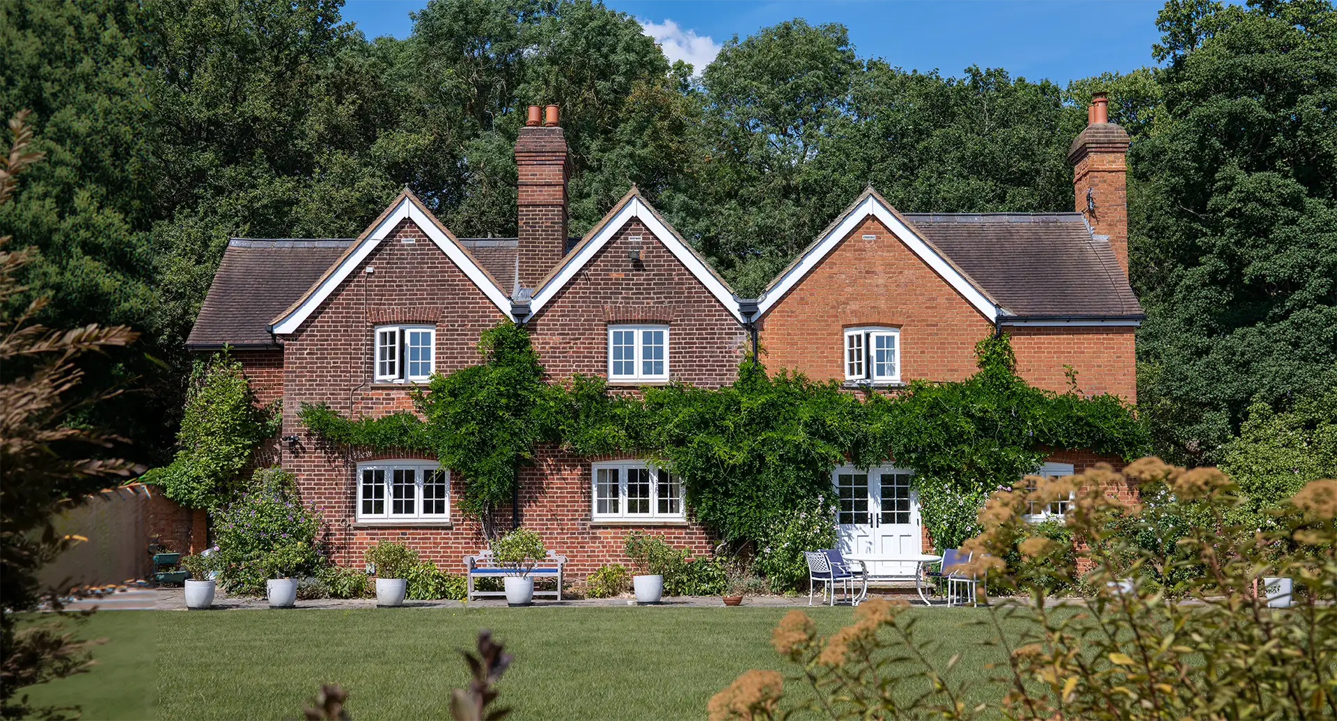 Exterior photograph of a house with uPVC windows