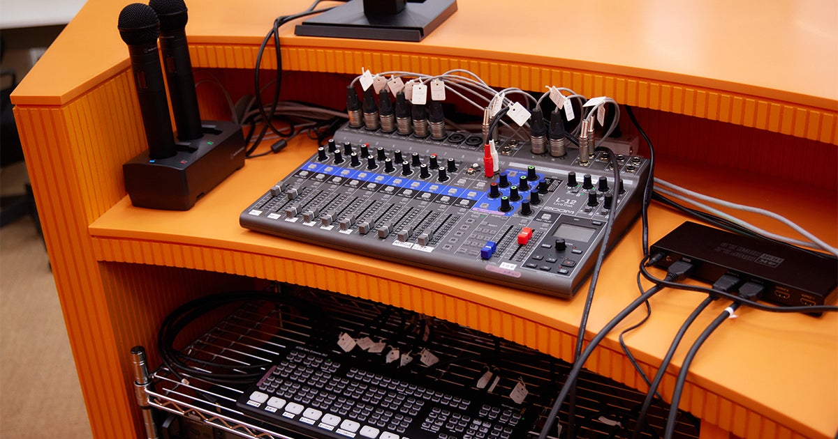 コミュニティでは活性化のために多くのイベントを開催予定。機材もそろえています