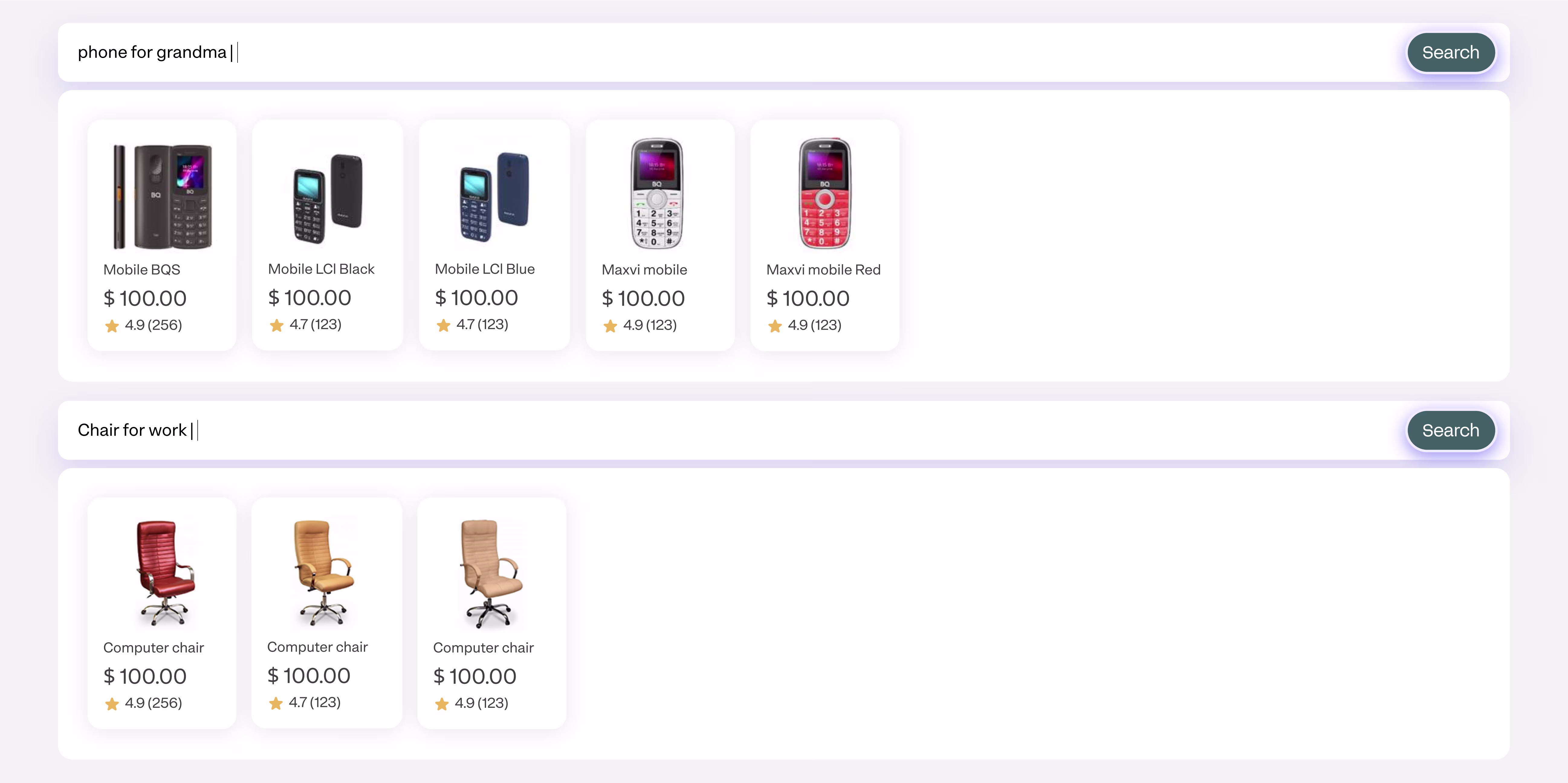  O motor seleciona uma lista restrita: meias de corrida, equipamento refletor, ferramentas de recuperação - tudo relevante, com o preço certo e em stock.