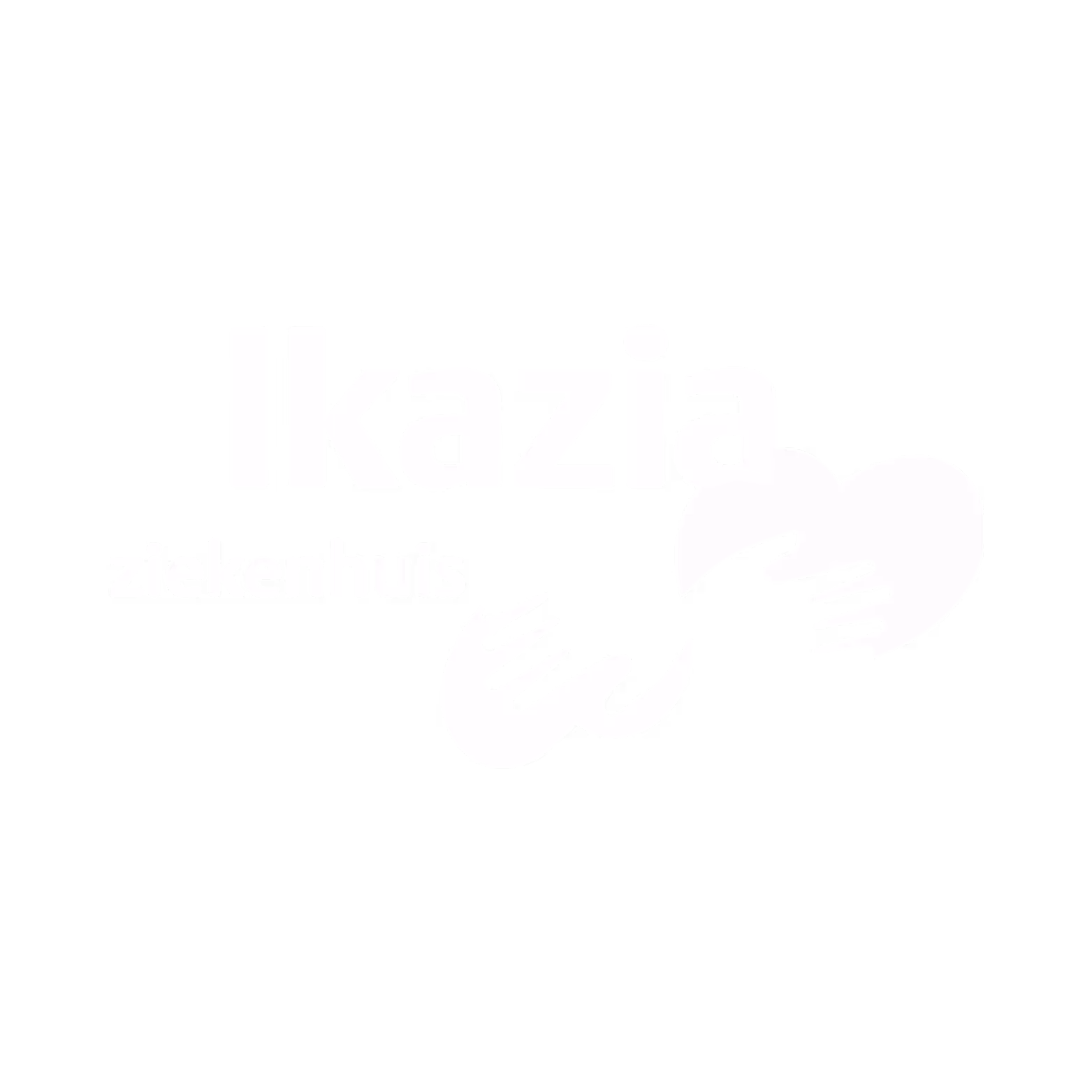 Ikazia wit logo