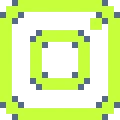 black facebook icon
