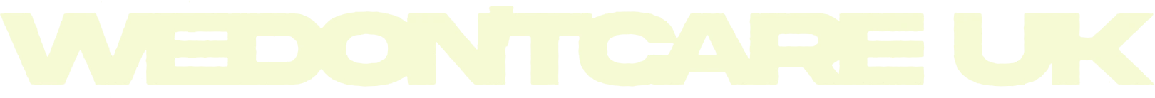 We don't care UK logo