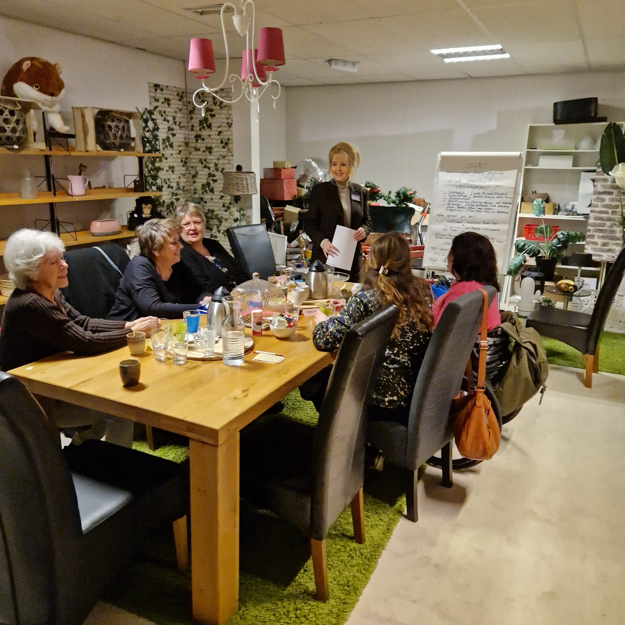 Deelnemers aan de workshop Styling Circulair met Flair