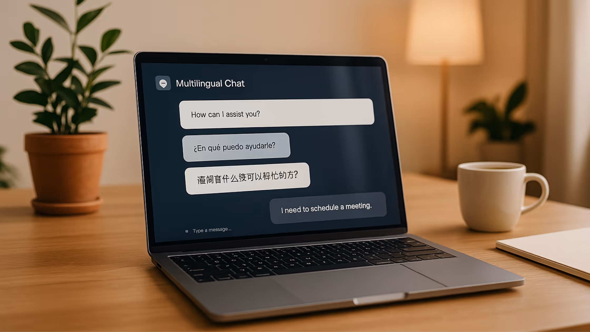 AI-powered multilingual customer support chat across languages