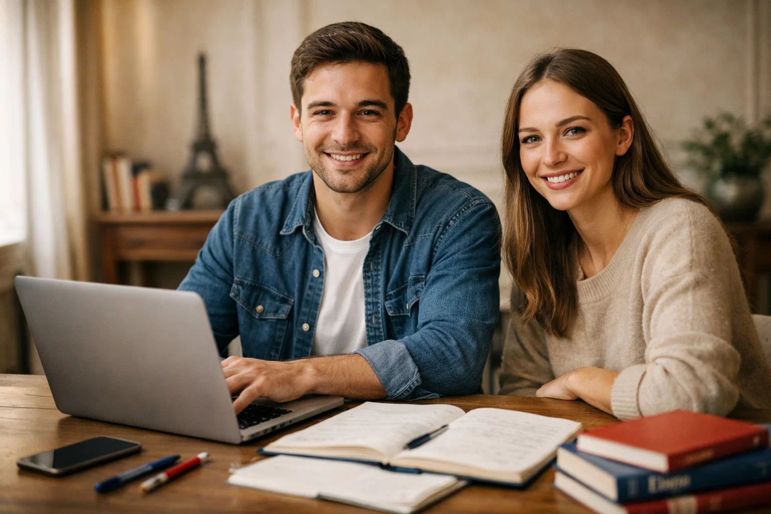 Apprendre le français gratuitement en ligne avec un tuteur et des ressources numériques