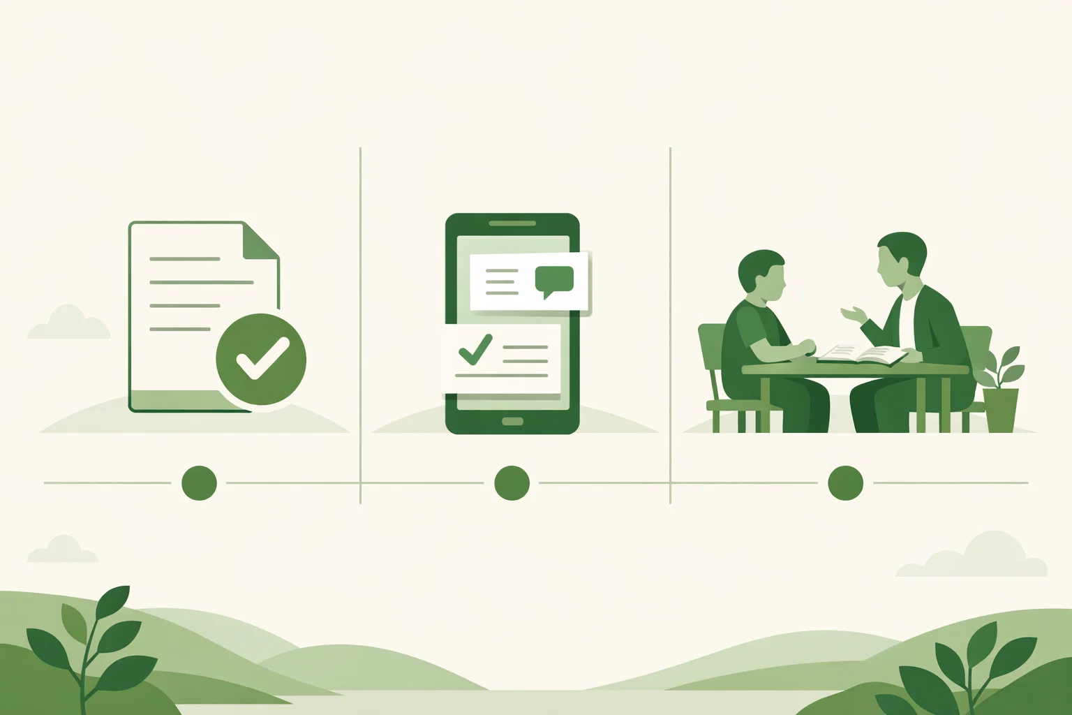 illustration pédagogique comparant une application orthographe, un correcteur et un accompagnement humain