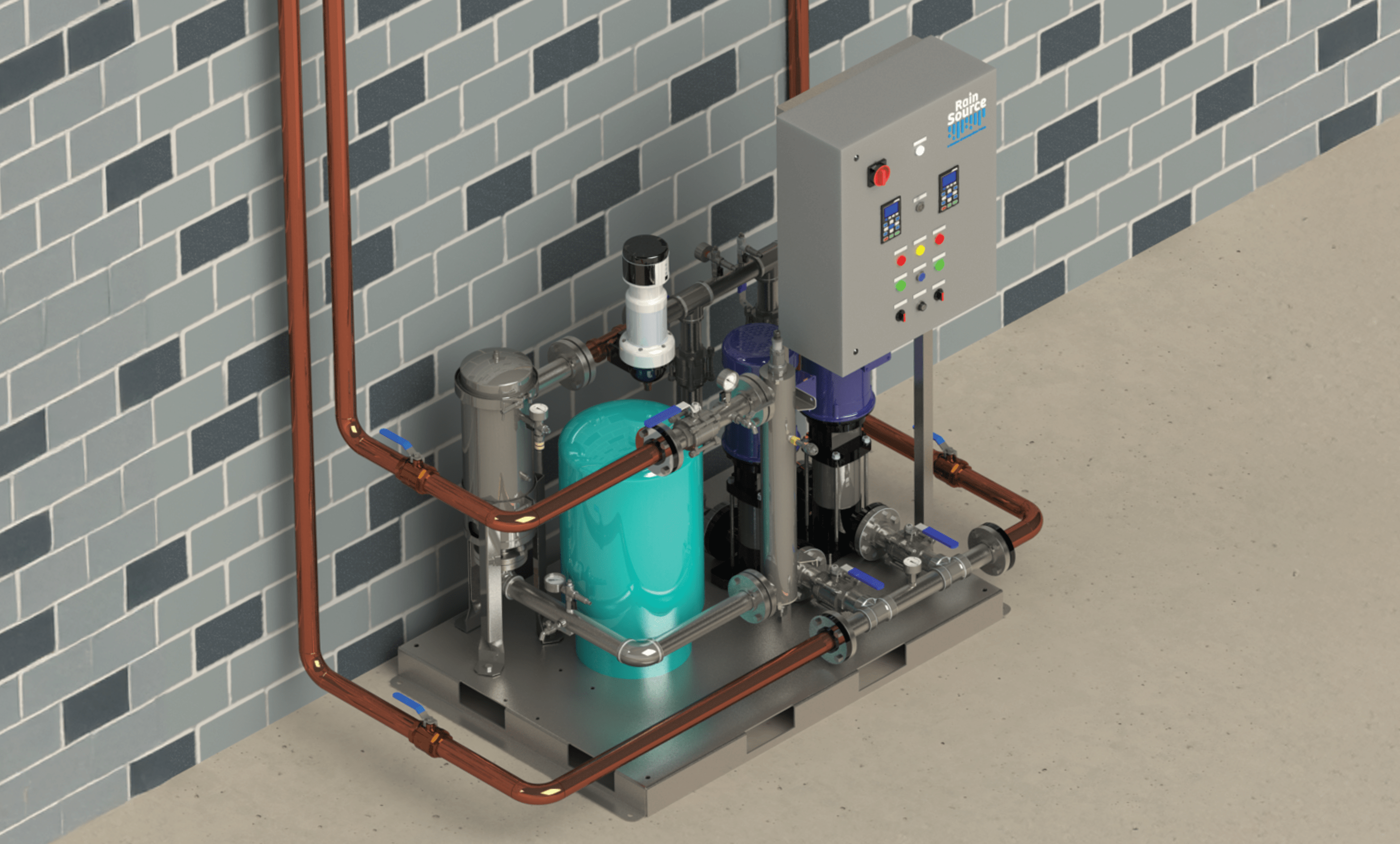 Rainwater harvesting industry application by Metropolitan Pump