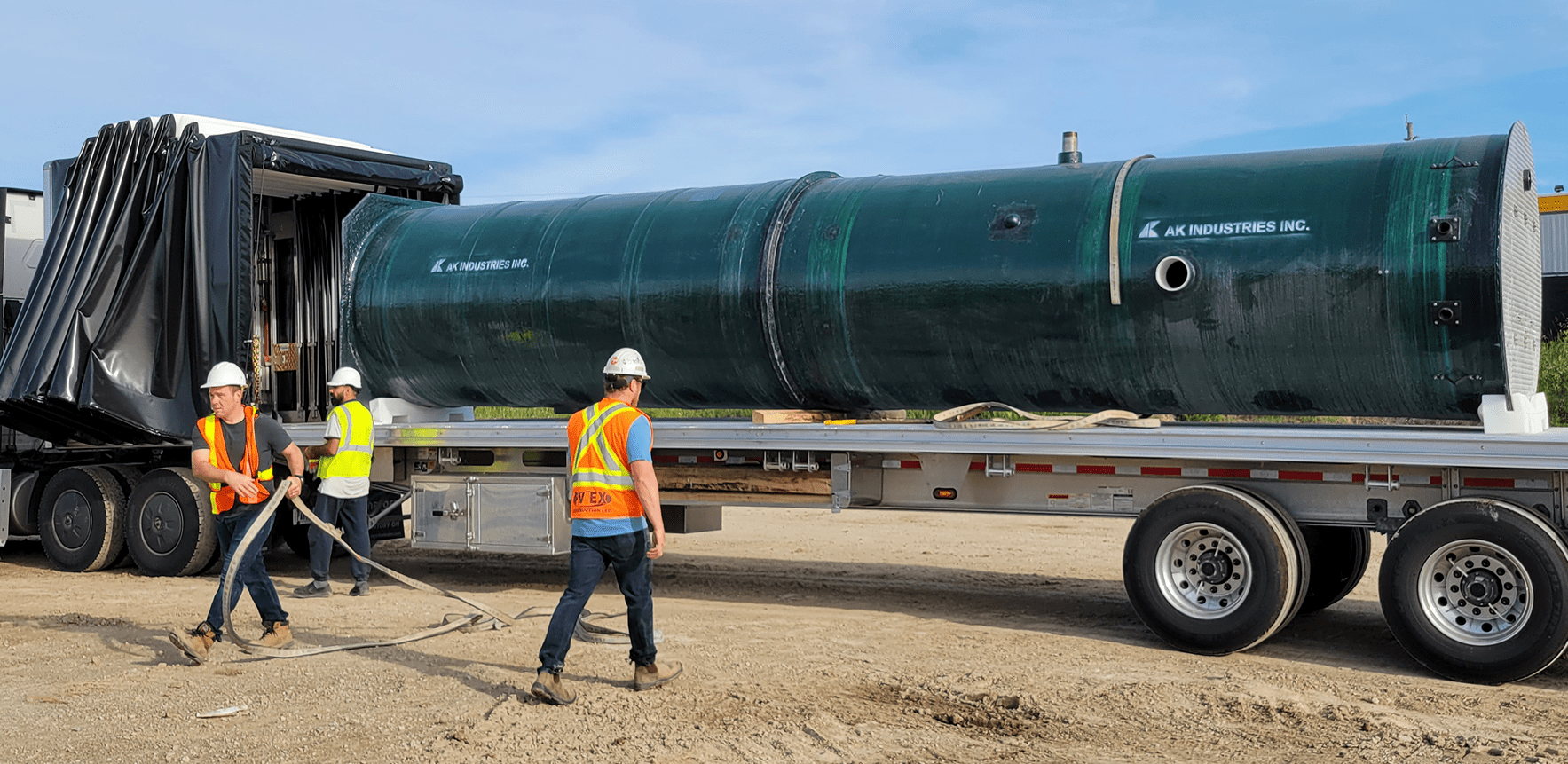 Massive Prefabricated Lift Station Supplied for Amazon Facility