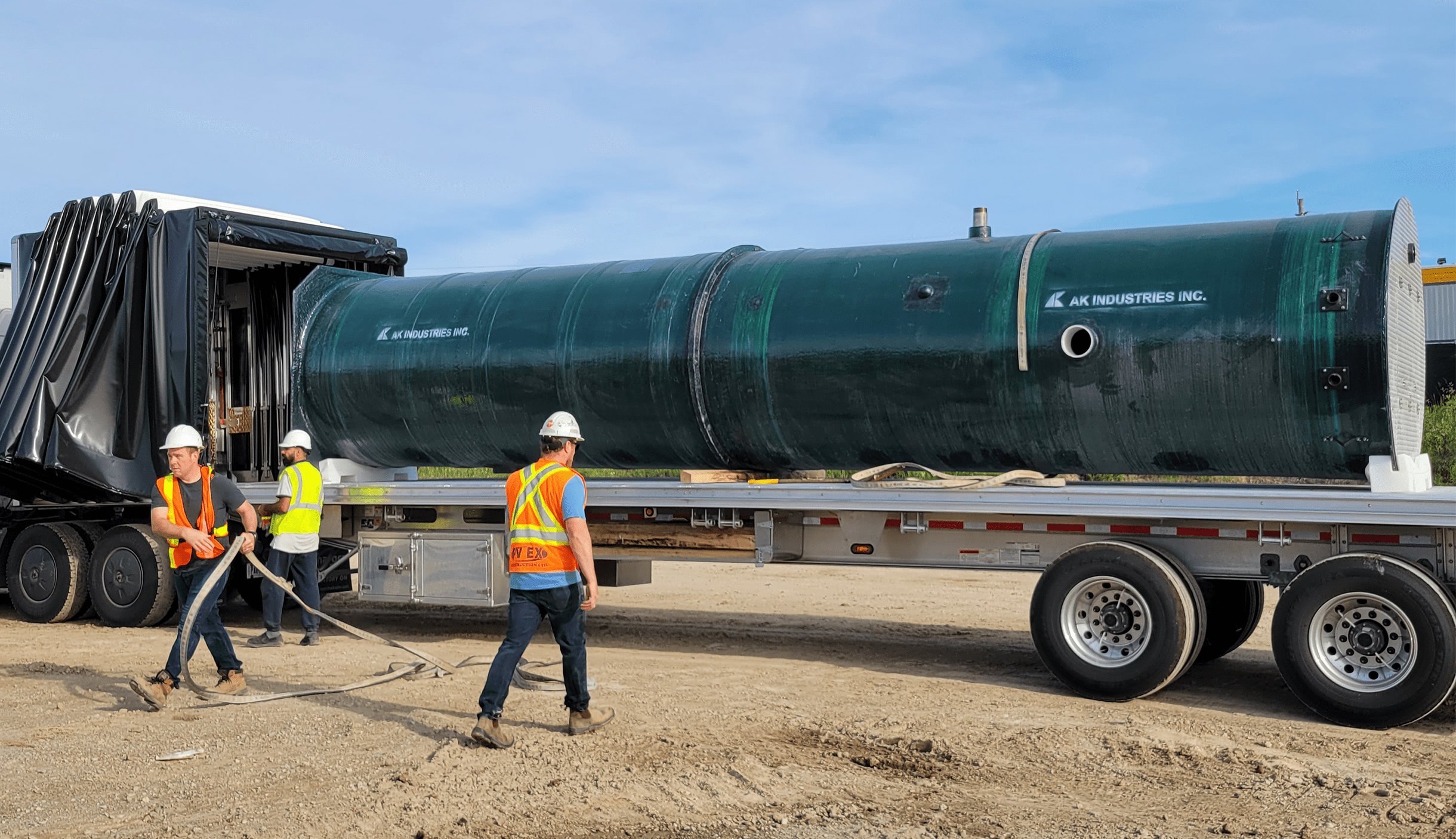 Massive Prefabricated Lift Station Supplied for Amazon Facility