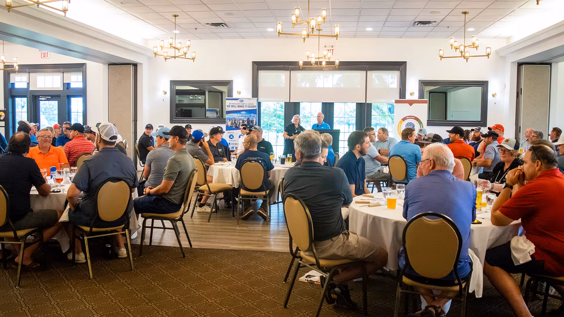 Photo from Metropolitan Pump's 50th Anniversary Charity Golf Tournament
