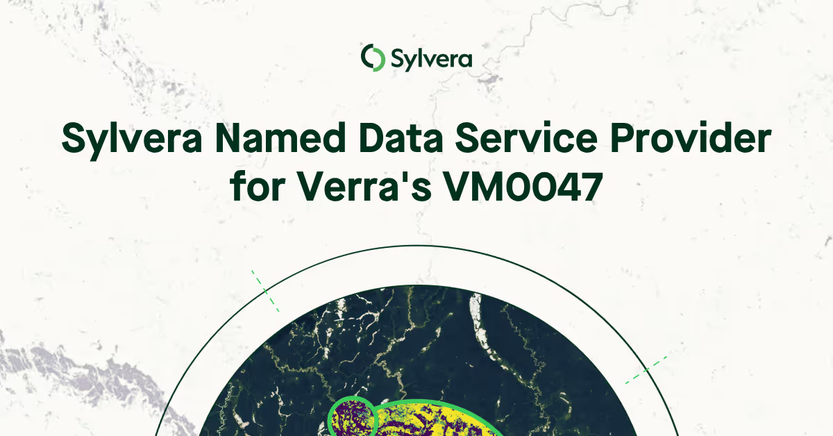 Sylvera named a Data Service Provider for Verra VM0047