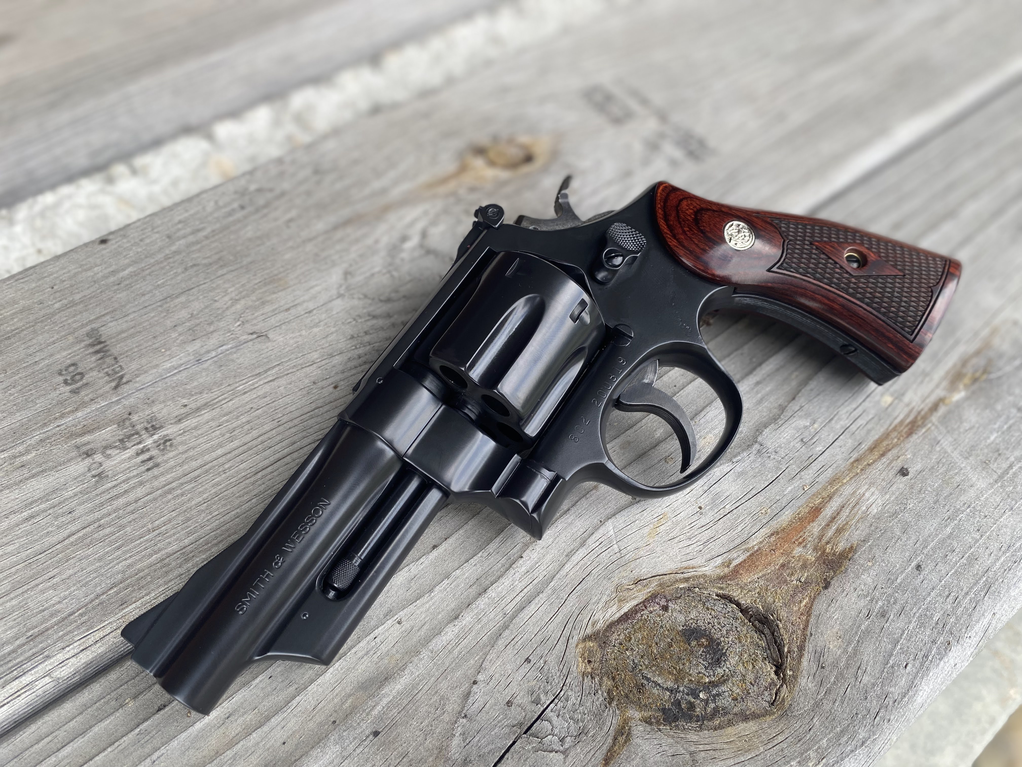 Smith & Wesson Model 28 E-100 Blackout Cerakote