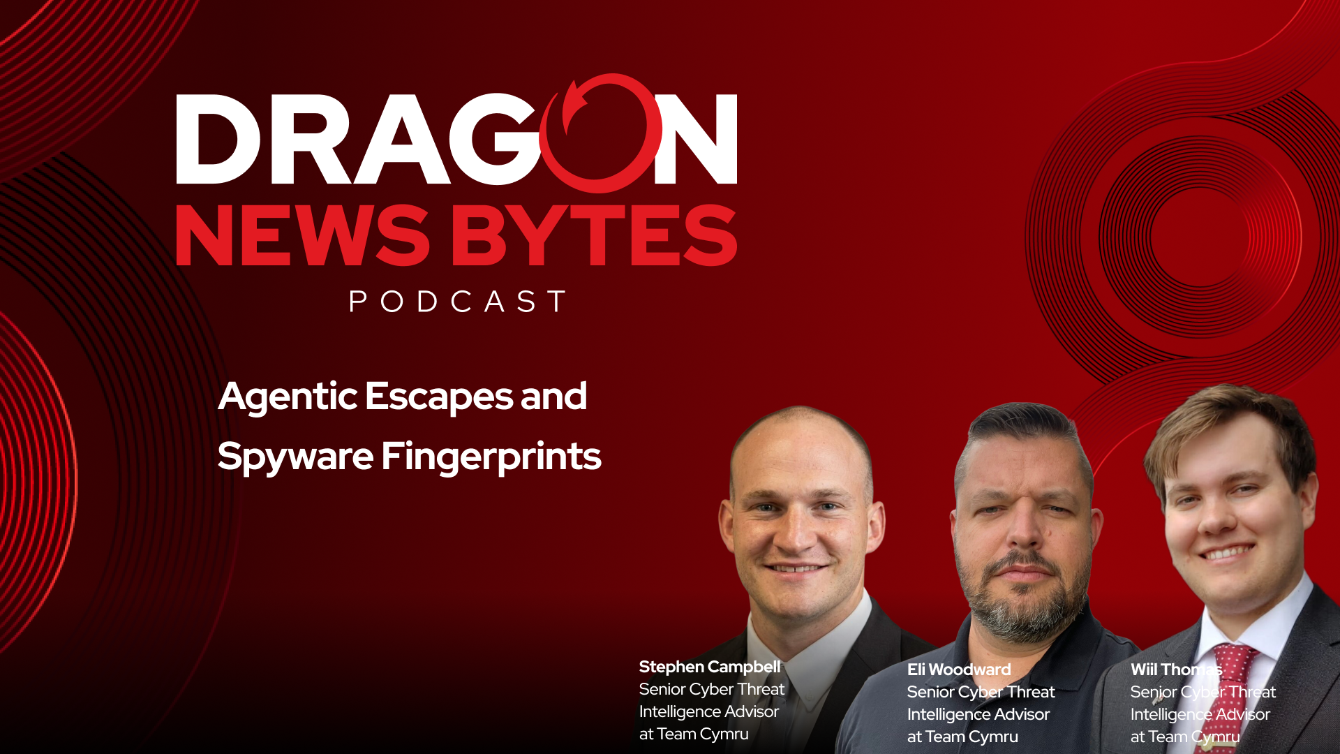 Agentic Escapes and Spyware Fingerprints