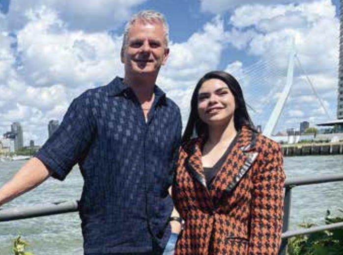 Ronald met zijn mentee Chagla